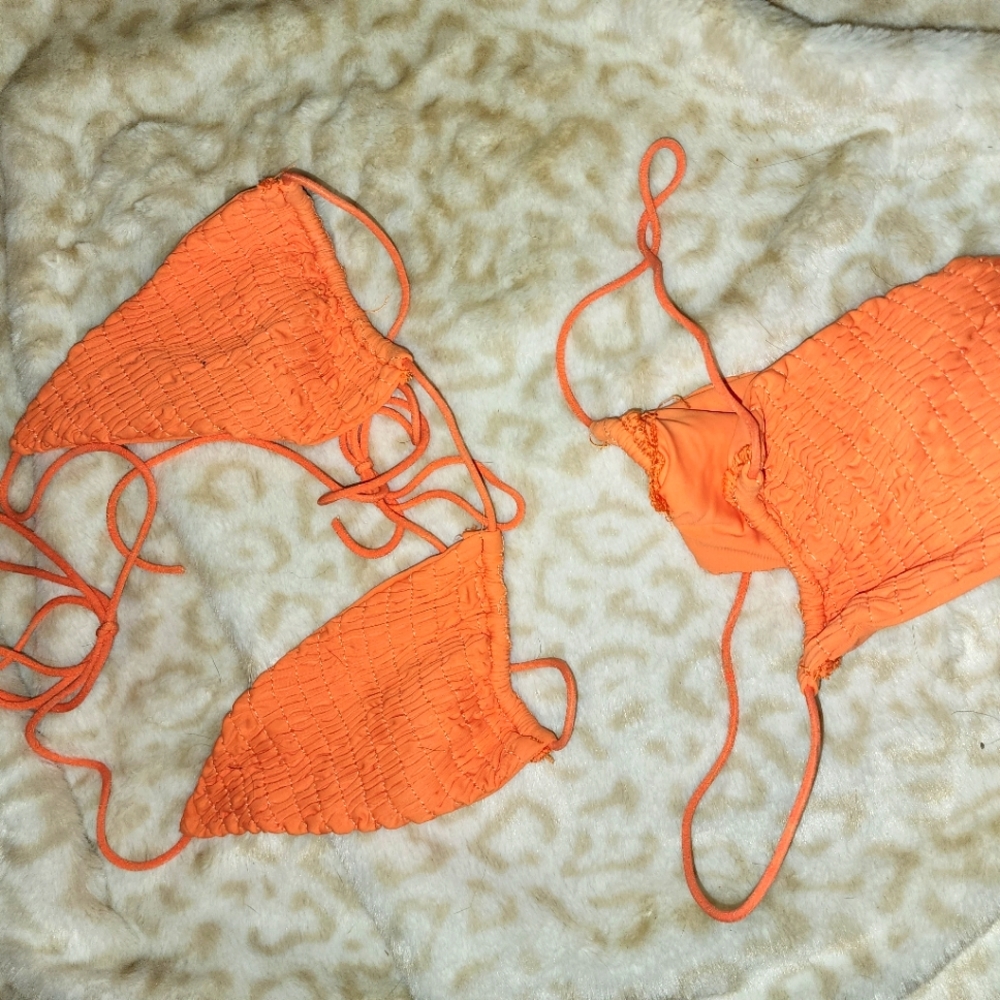 Orange String Bikini